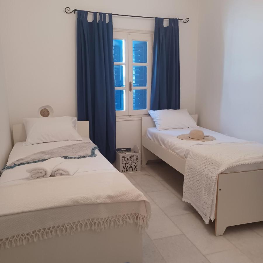 Blue & White: An Absolute Aegean Dream House Villa Galini  Bagian luar foto