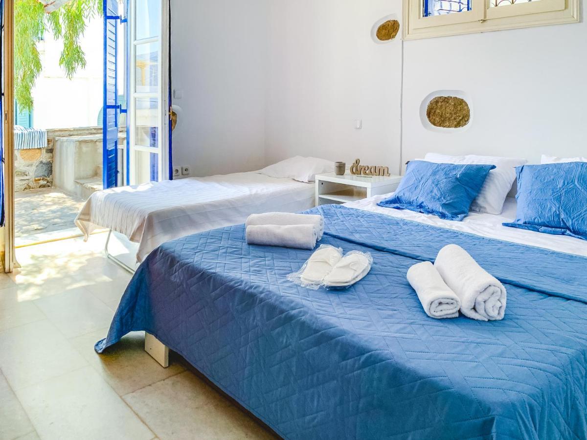 Blue & White: An Absolute Aegean Dream House Villa Galini  Bagian luar foto