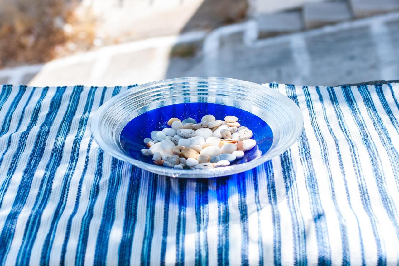 Blue & White: An Absolute Aegean Dream House Villa Galini  Bagian luar foto