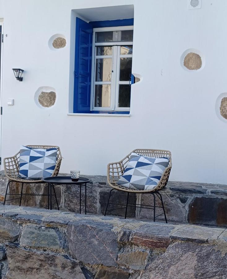 Blue & White: An Absolute Aegean Dream House Villa Galini  Bagian luar foto